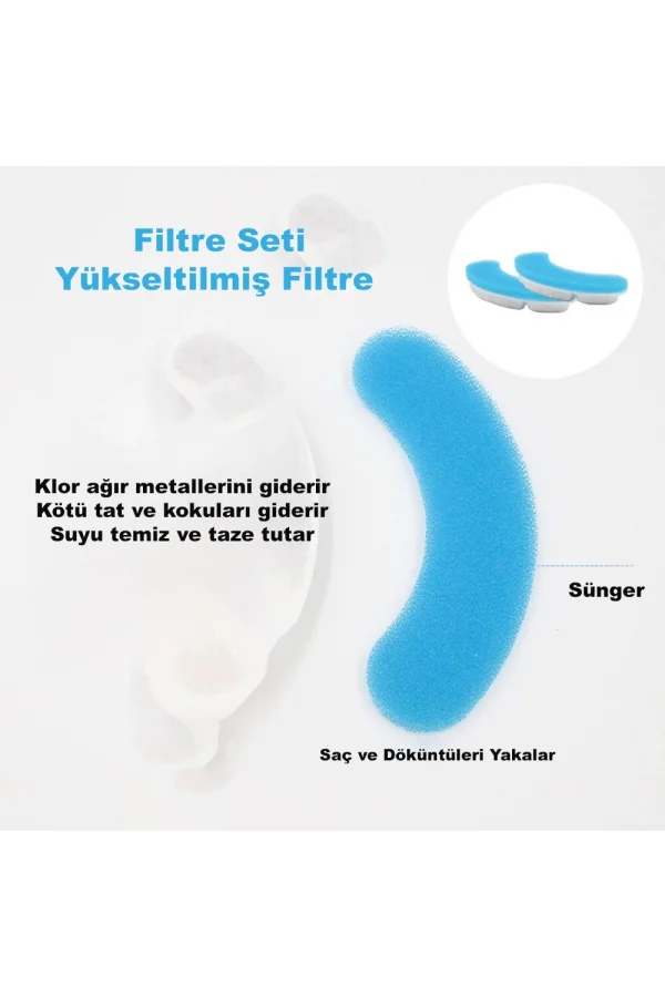 DailyTech PET Kedi Su Pınarı Çeşmesi Şelalesi için Yedek Filtre