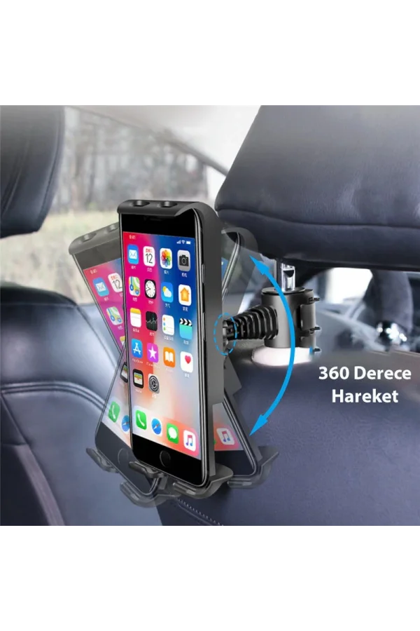 DailyTech Araç Araba Arka Koltuğu Telefon Tablet Tutucu