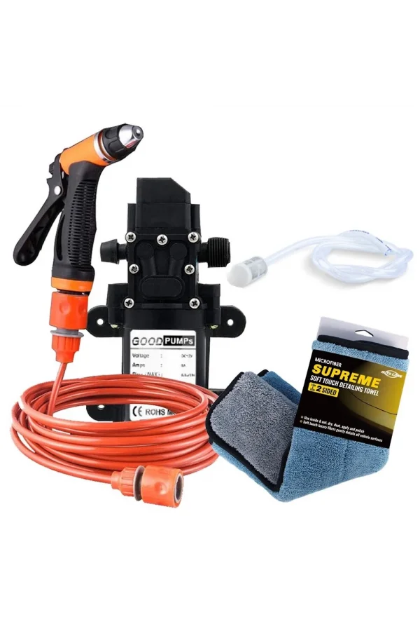 DailyTech 12V Yüksek Basınçlı Araba Yıkama Tabancası Pompası
