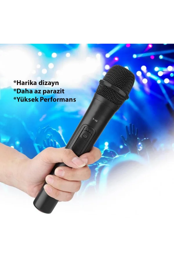 DailyTech Evrensel Vhf Profesyonel Kablosuz Mikrofon