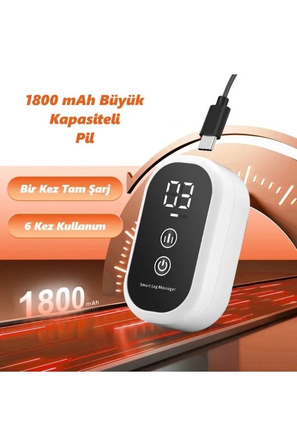 DailyTech 2 Adet Baldır Ayak ve Kol Masaj Aleti Şarjlı Hava Basınçlı