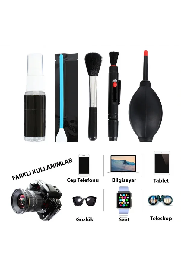 DailyTech Kamera Teleskop Dürbün Lens Temizleme Seti Temizlik Kiti