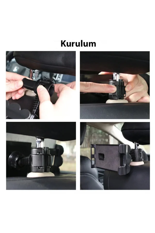 DailyTech Araç Araba Arka Koltuğu Telefon Tablet Tutucu