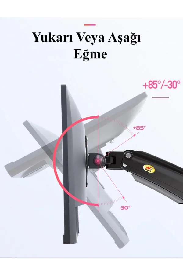 North Bayou NB G35 Çift Kol Amortisörlü Monitör Tutucu Stand 22-32