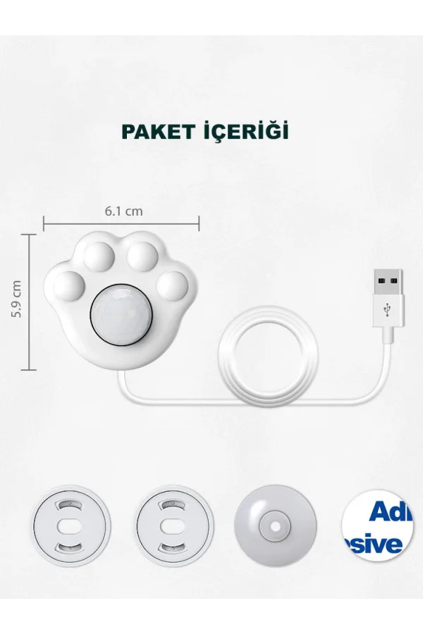 DailyTech Kedi Su Pınarı Çeşmesi Akıllı Hareket Sensörü Kızılötesi