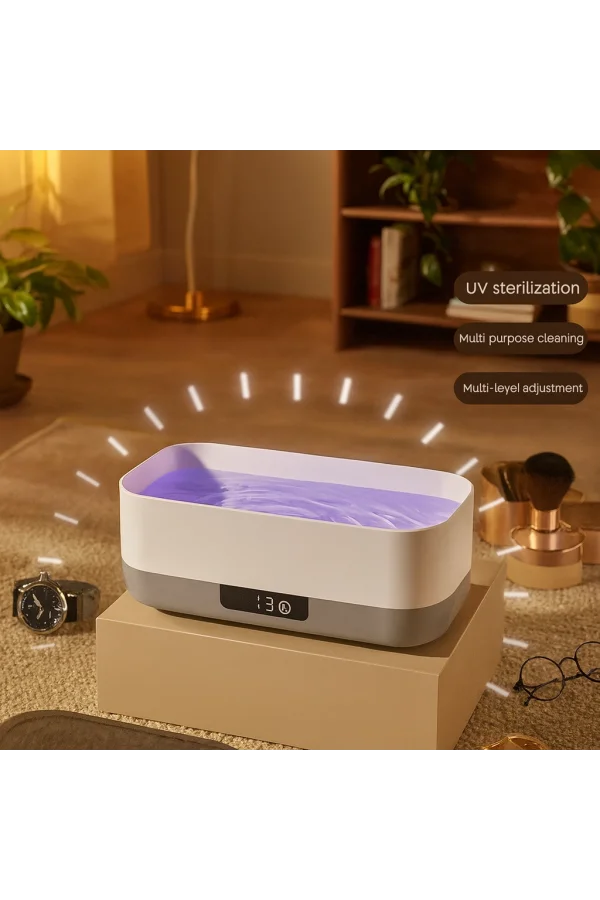 DailyTech Ultrasonik Gözlük Temizleme Cihazı Takı Saat Lens Derin Temizlik Makinesi
