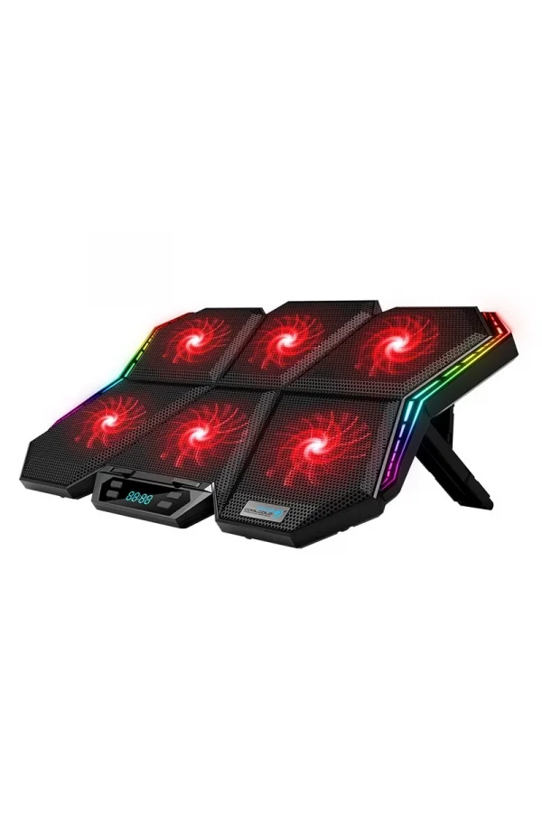 Coolcold LED K40 6 Fanlı 17 inç RGB Laptop Notebook Soğutucu Stand