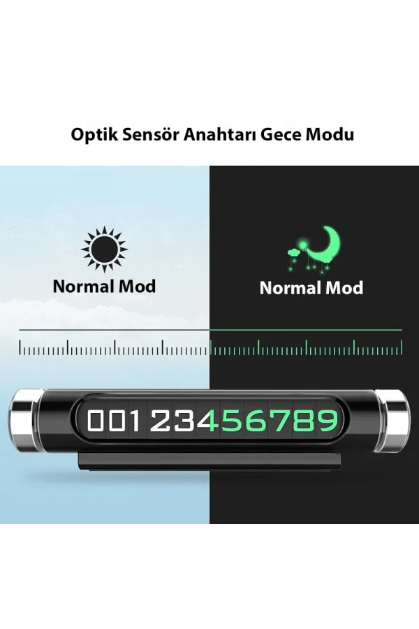 DailyLink Araba Araç Park Numaratör Telefon Numarası Yazma