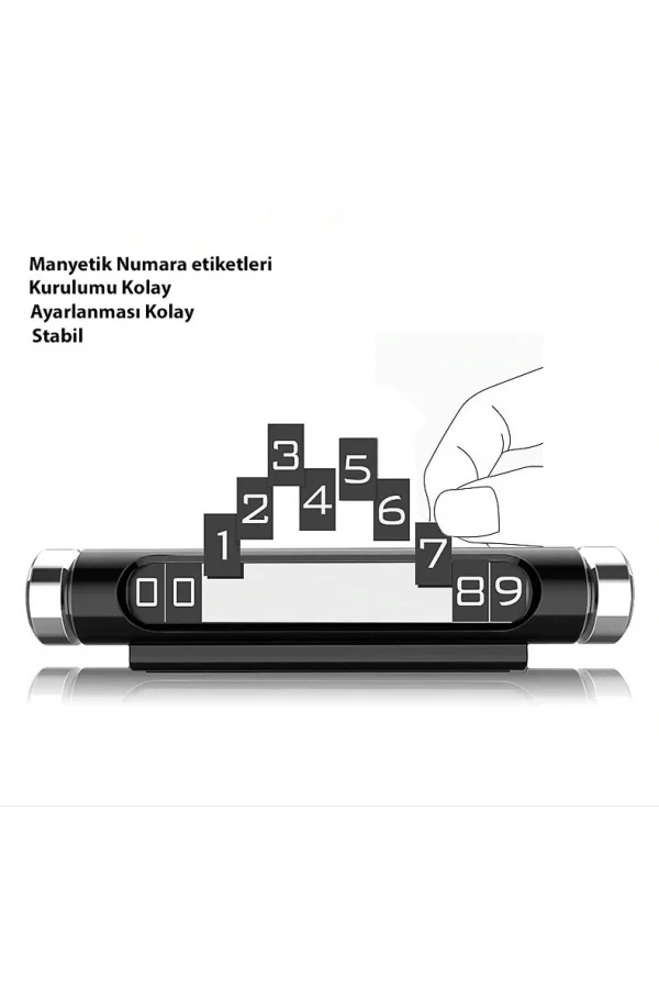 DailyLink Araba Araç Park Numaratör Telefon Numarası Yazma