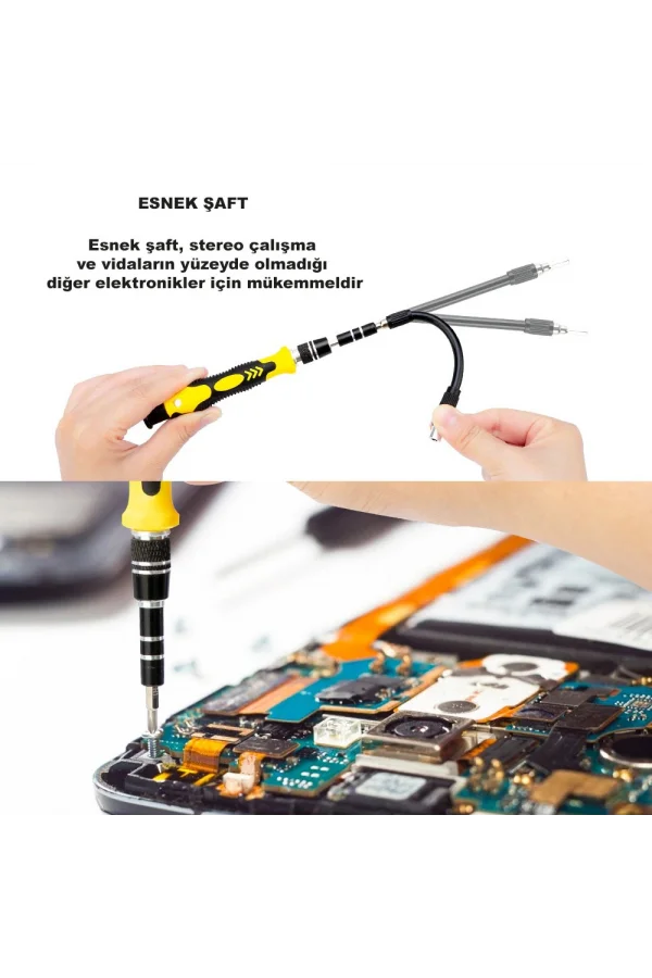 DailyLink 115 in 1 Hassas Sarı Çoklu Tornavida Seti El Alet Takımı