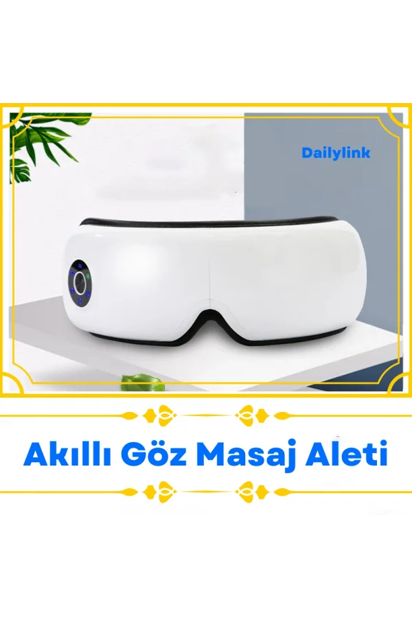 DailyLink Bluetooth Müzik Göz Yüz Terapi Masaj Aleti Şarjlı