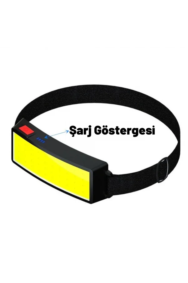 DailyLink USB Şarj Edilebilir LED COB Kafa Feneri Lambası