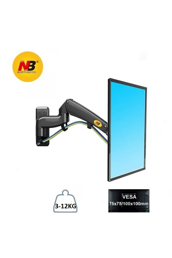 DailyLink NB F150 17-35 Ergonomik Duvar LED TV Monitör Tutucu