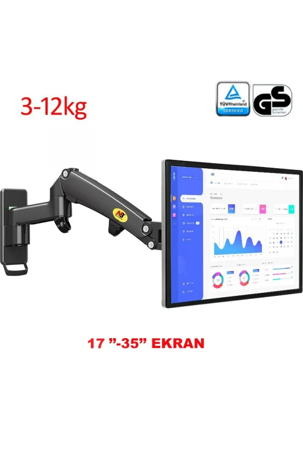 DailyLink NB F150 17-35 Ergonomik Duvar LED TV Monitör Tutucu