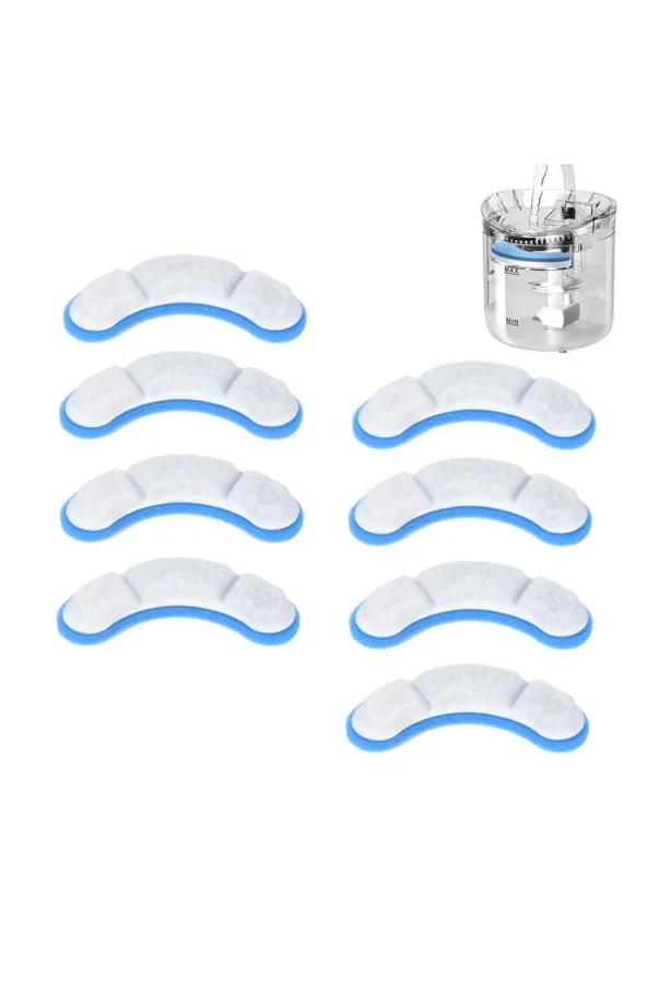 DailyLink 4 Adet PET Kedi Su Pınarı Çeşmesi Şelalesi için Yedek Filtre