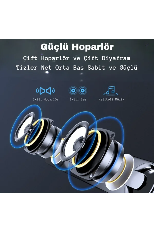 DailyLink Kablolu Güçlü Hoparlör Bas Subwoofer Soundbar Tv Ses Sistemi Stereo