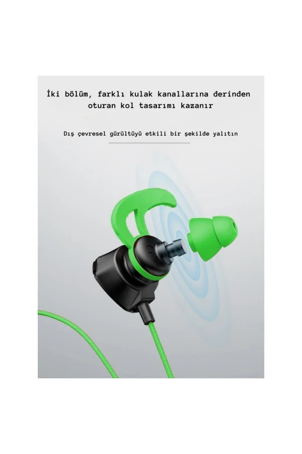 DailyLink Mobil Kulakiçi Mikrofonlu Gaming Oyuncu Kulaklığı E-spor Pubg Gürültü önleyici