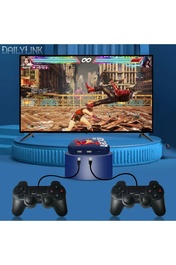 PS1/PSP/N64 Retro Arcade Box Video Oyun Konsolu 4K HD Ekran Tv Oyun Kutusu Emülatörü