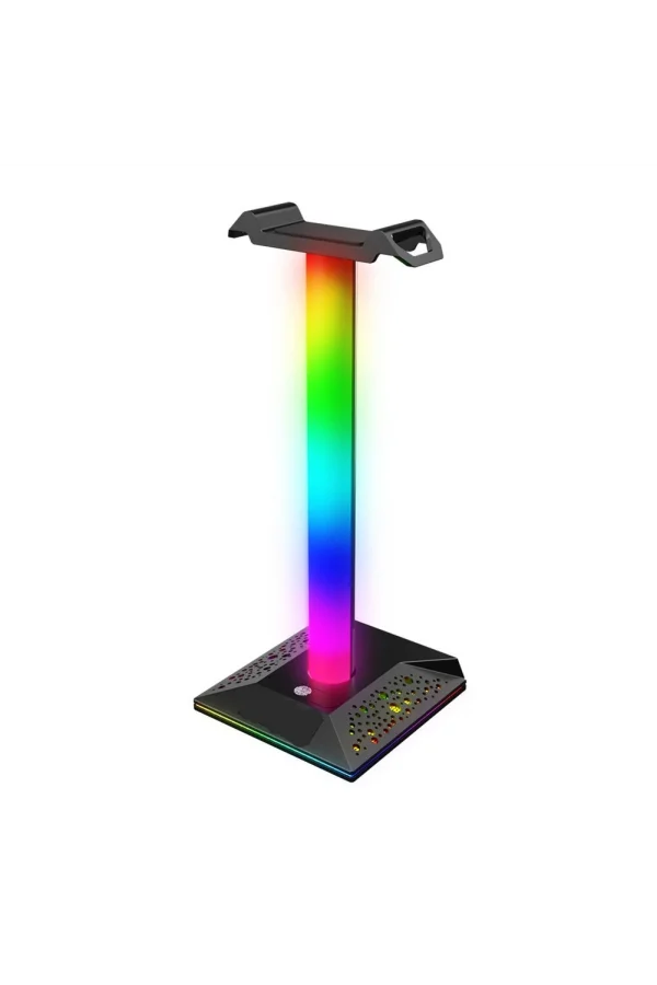 RGB Gaming Kulaklık Standı Dokunmatik LED Işıklı Kulaklık Askısı Gamer Masaüstü Kulaklık Tutucu