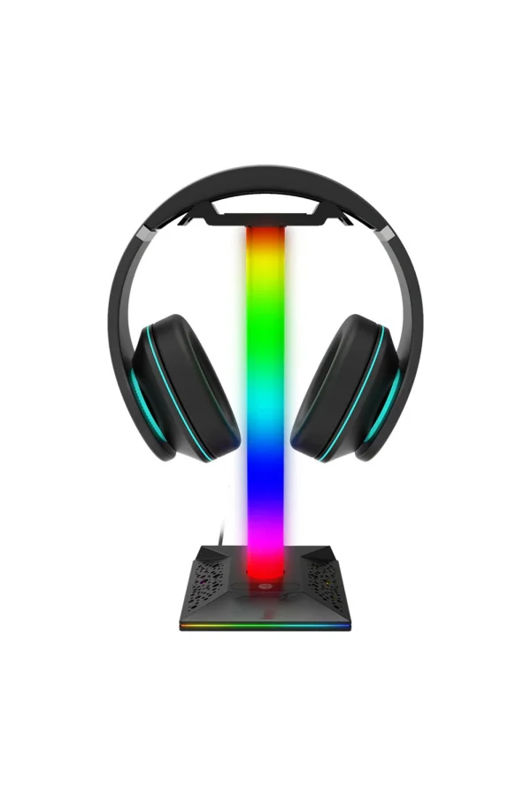 RGB Gaming Kulaklık Standı Dokunmatik LED Işıklı Kulaklık Askısı Gamer Masaüstü Kulaklık Tutucu