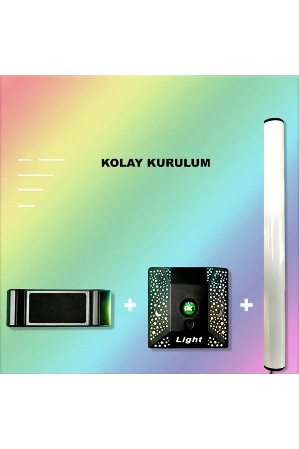 RGB Gaming Kulaklık Standı Dokunmatik LED Işıklı Kulaklık Askısı Gamer Masaüstü Kulaklık Tutucu