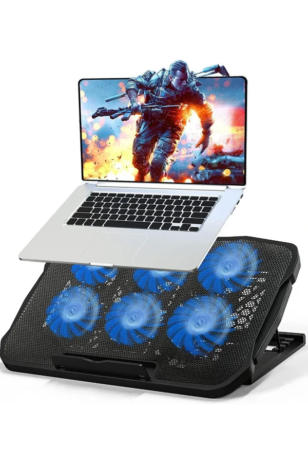 DailyTech 15.6 inç 6 Fanlı Dizüstü Sessiz Laptop Soğutucu Standı