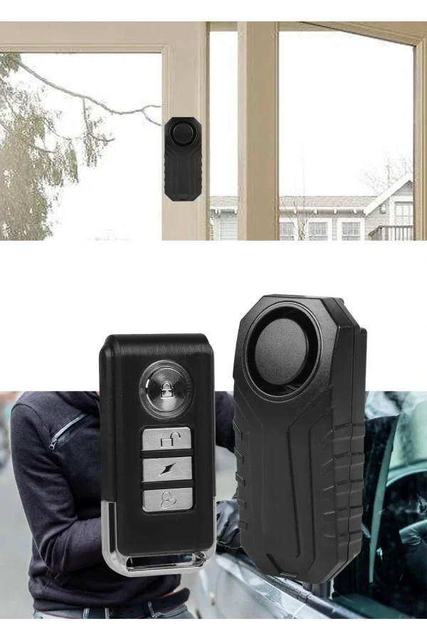 DailyTech Uzaktan Kumadalı Bisiklet Motosiklet Alarmı