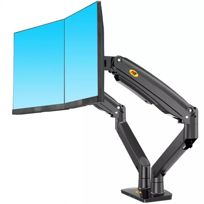 North Bayou NB G35 Çift Kol Amortisörlü Monitör Tutucu Stand 22-32