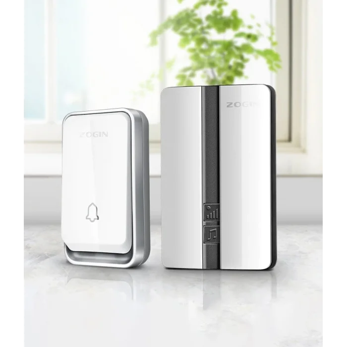 DailyTech Su Geçirmez Kablosuz Pil Gerektirmeyen Kapı Zili