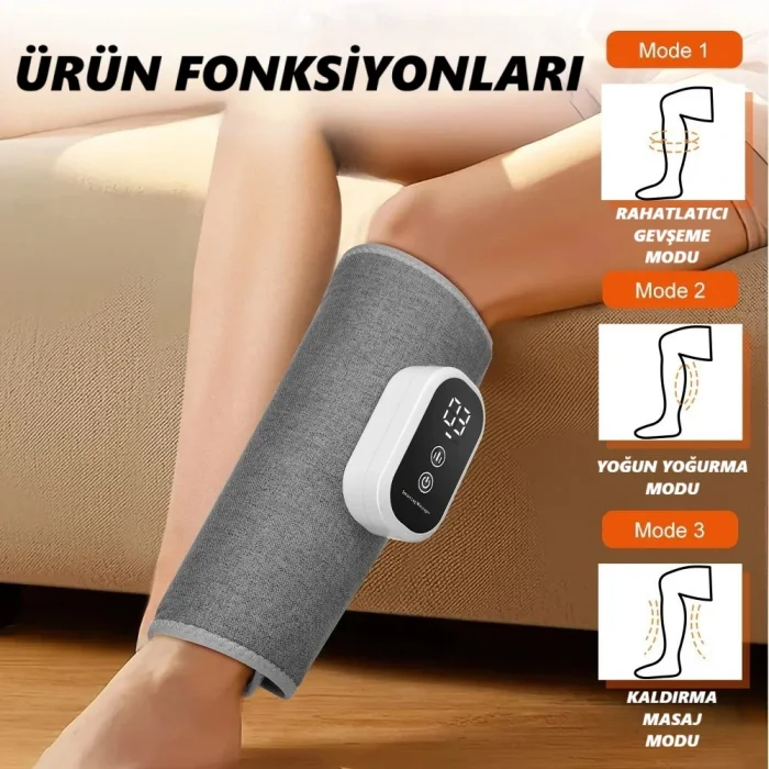 DailyTech 2 Adet Baldır Ayak ve Kol Masaj Aleti Şarjlı Hava Basınçlı