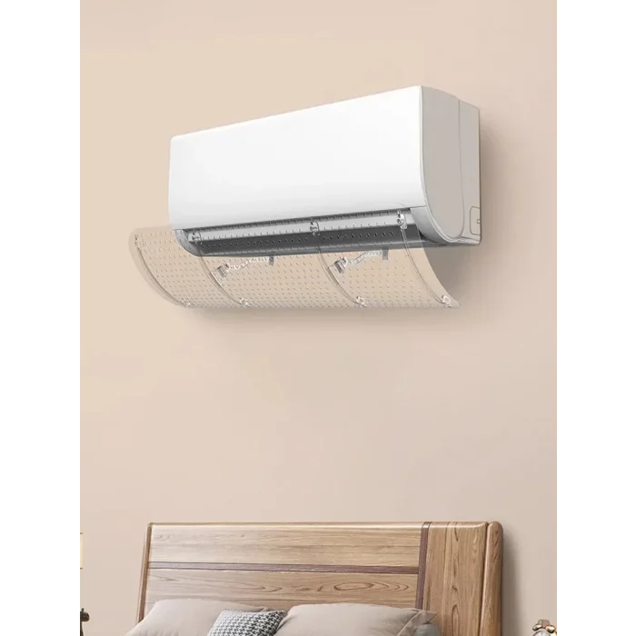 DailyTech Şeffaf Klima Yönlendirici Aparatı Bakteri Önleyici Temiz Hava Basit Kurulum Filtre -