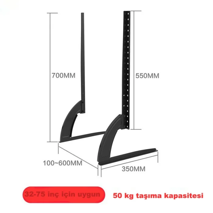 DailyTech 32-75 LCD LED Sabit Ekran Evrensel Masaüstü Tv Standı