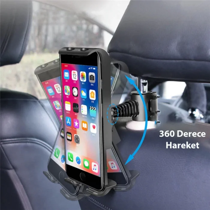 DailyTech Araç Araba Arka Koltuğu Telefon Tablet Tutucu