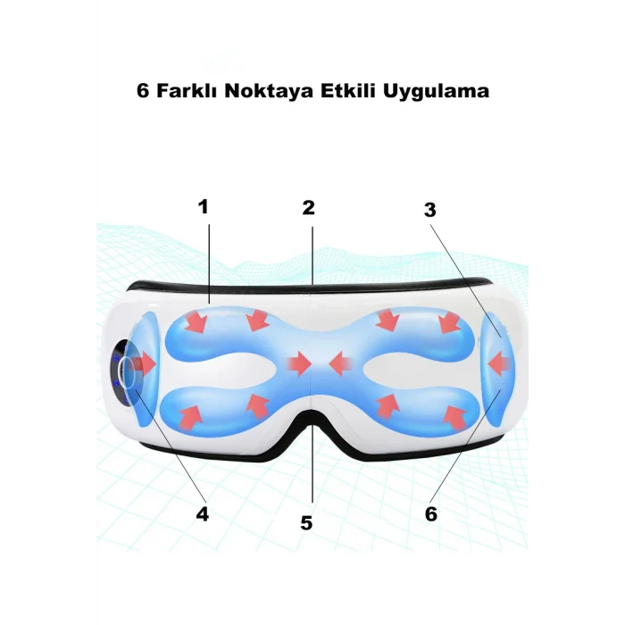 DailyTech Şarjlı Akıllı Göz Yüz Terapi Masaj Aleti