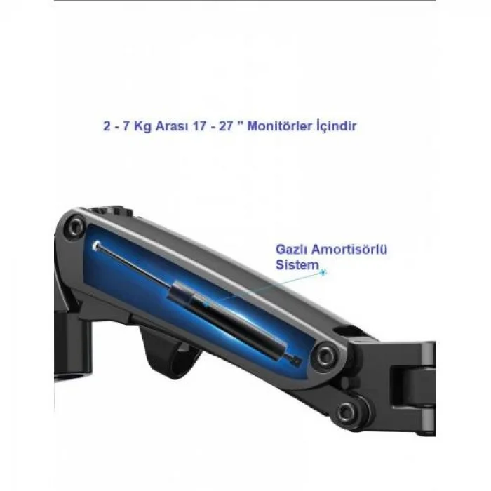 North Bayou NB F120 Amörtisörlü Hareketli 17-27 Duvar Askı Aparatı