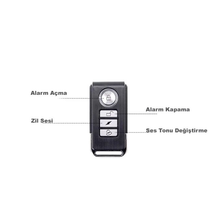 DailyTech Uzaktan Kumadalı Bisiklet Motosiklet Alarmı