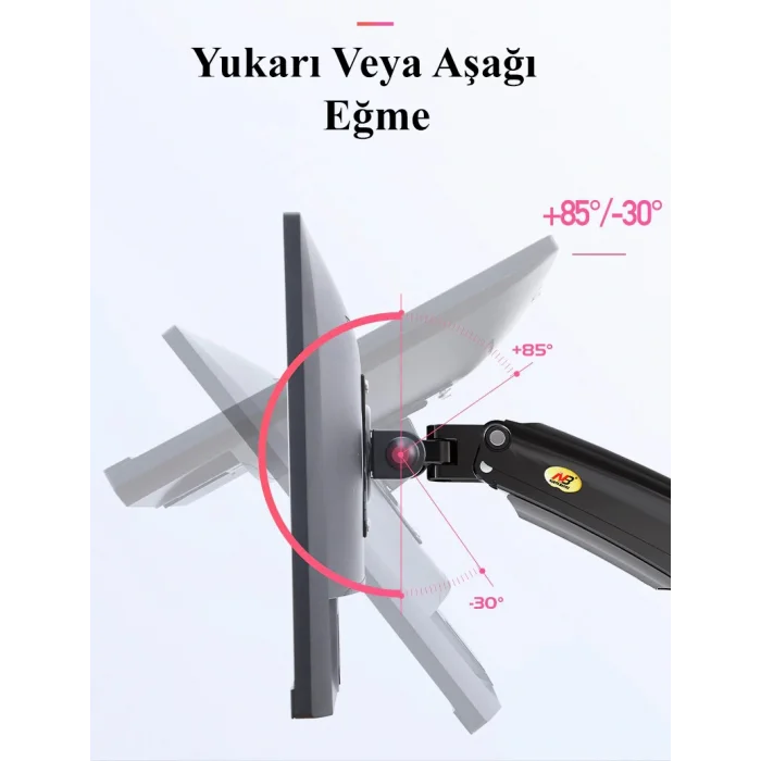 North Bayou NB G35 Çift Kol Amortisörlü Monitör Tutucu Stand 22-32