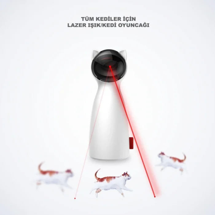 DailyTech Otomatik LED İnteraktif Kedi lazer Oyuncağı