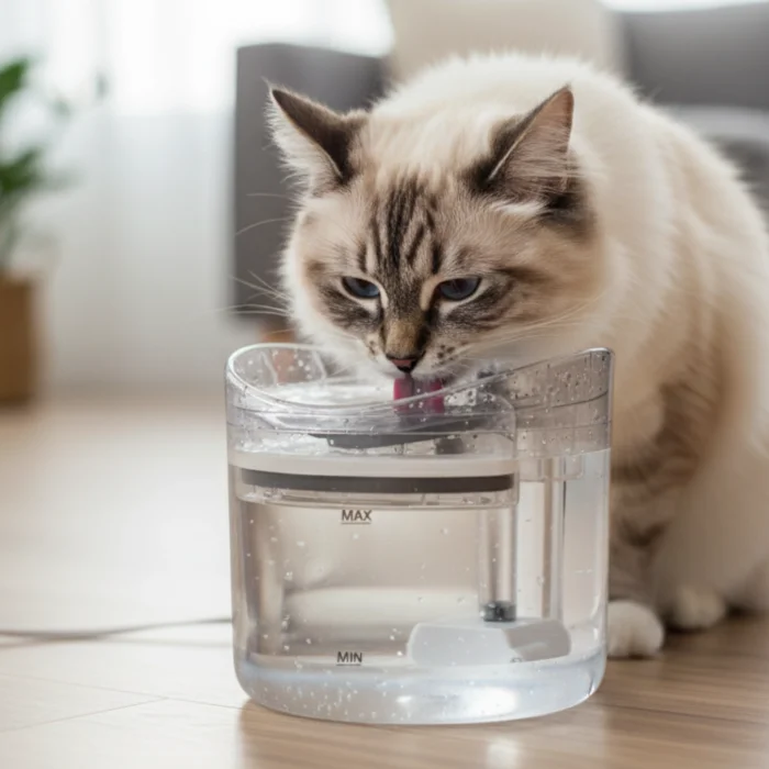 DailyTech Otomatik PET Kedi Köpek Su Pınarı Çeşmesi Şelalesi Sebil