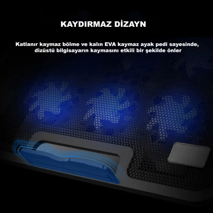 DailyLink 15.6 inç 6 Fanlı Dizüstü Sessiz Laptop Soğutucu Standı