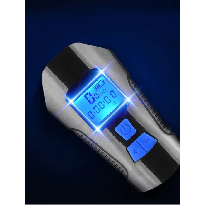 DailyLink Bisiklet Işık Korna LCD Hız Göstergesi Su Geçirmez Fener