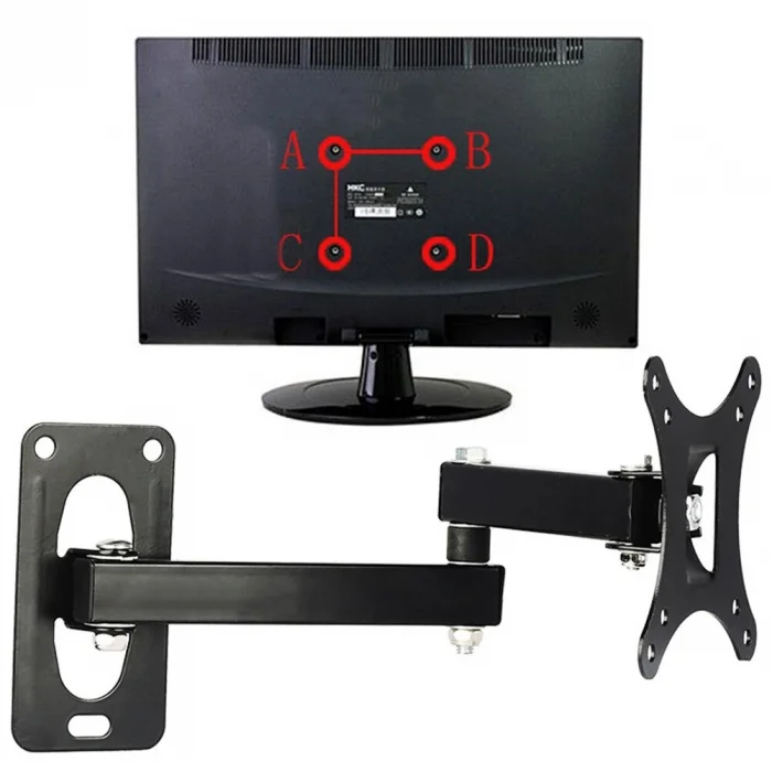 DailyLink Hareketli LCD LED Tv Monitör 10-27 Askı Aparatı Seti Braket