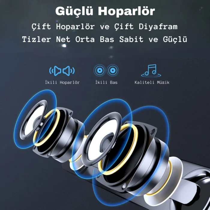 DailyLink Kablolu Güçlü Hoparlör Bas Subwoofer Soundbar Tv Ses Sistemi Stereo