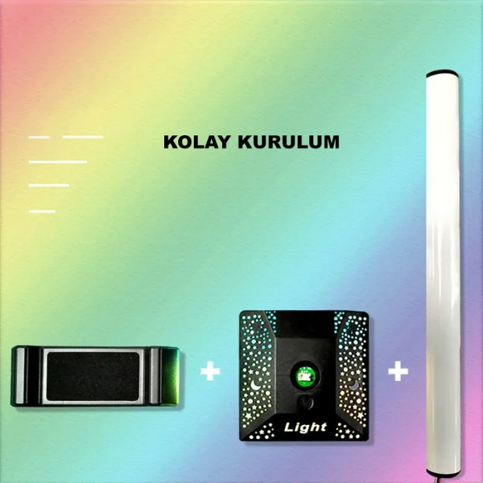 RGB Gaming Kulaklık Standı Dokunmatik LED Işıklı Kulaklık Askısı Gamer Masaüstü Kulaklık Tutucu