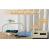 DailyTech Çok Fonksiyonlu Kablosuz Hızlı Şarj İstasyonu Standı Led Masa Gece Lambası