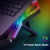 Coolcold LED K40 6 Fanlı 17 inç RGB Laptop Notebook Soğutucu Stand