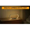 DailyTech Çok Fonksiyonlu Kablosuz Hızlı Şarj İstasyonu Standı Led Masa Gece Lambası