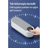 DailyTech Tek Tuşlu Ultrasonik Temizleme Cihazı Gözlük Takı Saat için Dijital Zaman Ayarlı Temizleyici