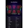 Coolcold LED K40 6 Fanlı 17 inç RGB Laptop Notebook Soğutucu Stand