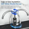 DailyTech 3000W Elektrikli Anında Su Isıtmalı Musluk Dijital Sıcaklık Göstergeli 360 Döner